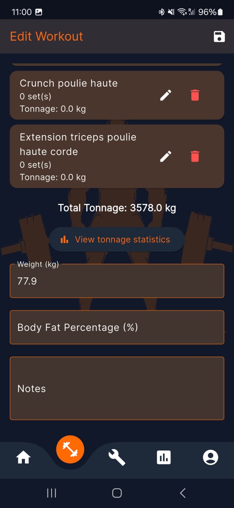 GymLog Screenshot 7