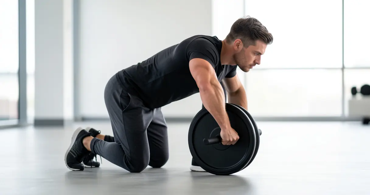Progresiones con rueda abdominal: un core fuerte sin dolor lumbar